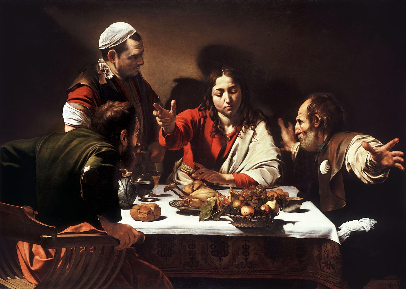 La cena de Emaús, de Caravaggio